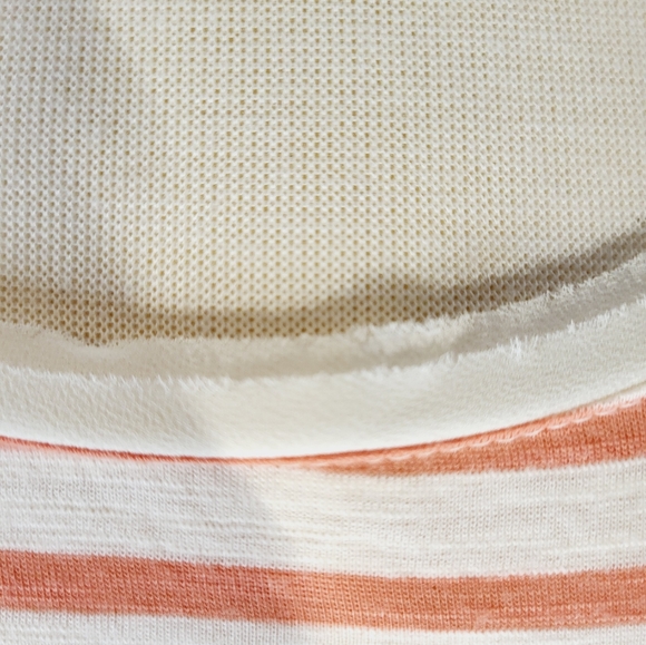 Anthropology Little Yellow Button Slub Knit Lace Top Small - Picture 5 of 9